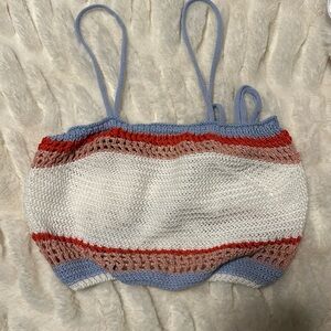 Knit cropped SHEIN top